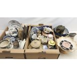 A large collection of assorted ceramics,