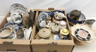 A large collection of assorted ceramics,