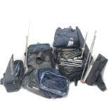 Quantity of fishing tackle including Map layflat carryall black edition bag,