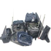 Quantity of fishing tackle including Map layflat carryall black edition bag,