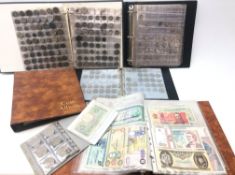 Collection of Great British and World coins and banknotes including Bank of England Peppiatt one