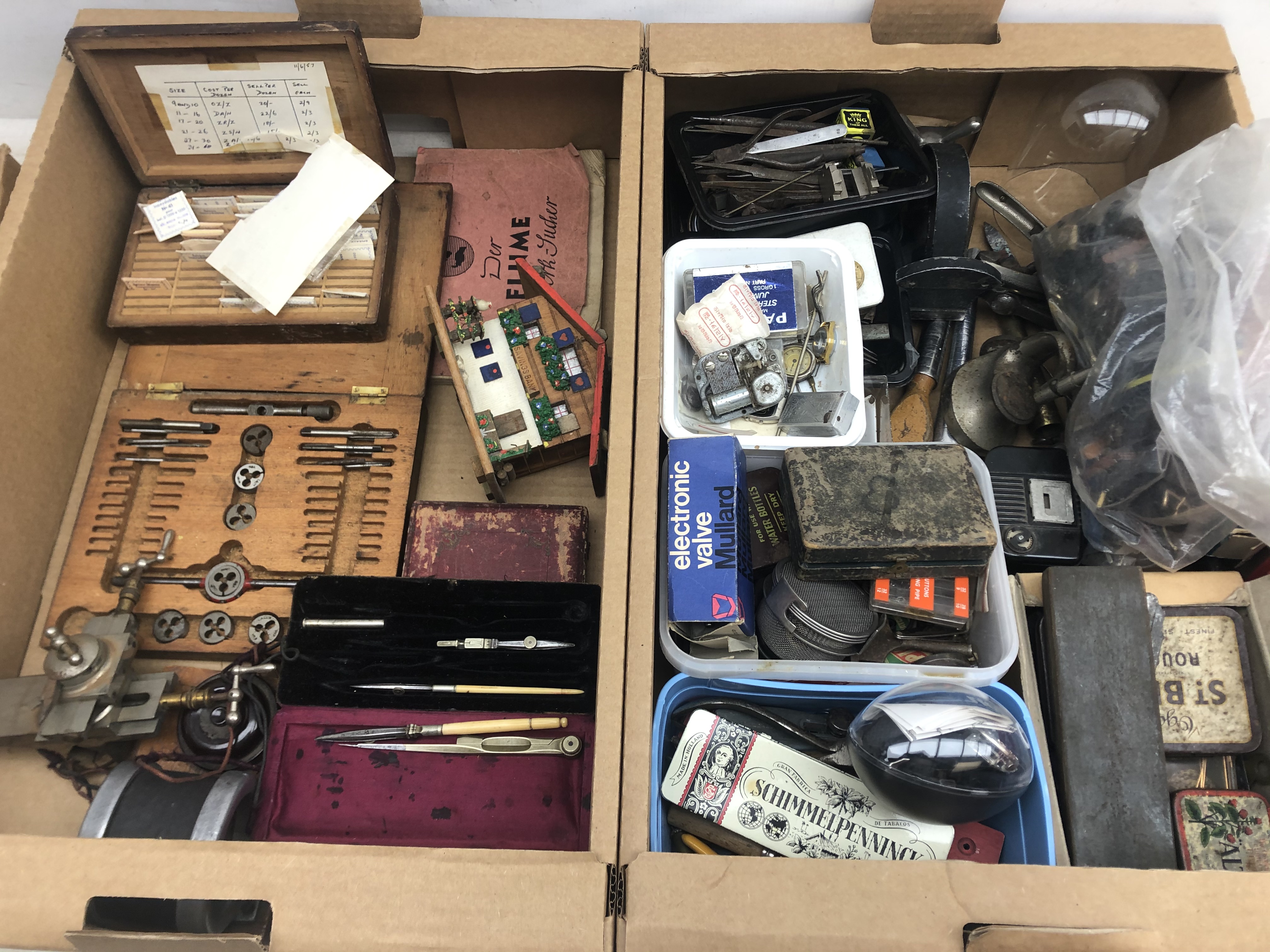 Collection of horologist's/watch maker's tools and equipment including precision instruments, - Image 2 of 2