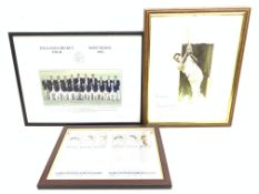 Autographs, England Cricket Tour 1994 to West Indies team photo signed by 20 incl, Angus Fraser,