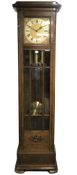 Early 20th century oak longcase clock,