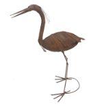 Small rusty Heron, H107cm Condition Report <a href='//www.davidduggleby.