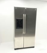 General Electric Company GCG21YESAFSS American style fridge freezer, W96cm, H178cm,