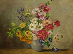 Stephanie Von Trauttweiller (Austrian 1888-1979): Still Life of Flowers,