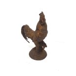 Small cast iron cockerel garden figure, H41cm Condition Report <a href='//www.