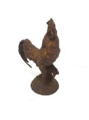 Small cast iron cockerel garden figure, H41cm Condition Report <a href='//www.