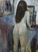 Malcolm Ludvigsen (British 1946-): 'Sarah' - Full Length Female Nude,