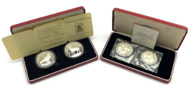 Iceland 1974 'Commemoration of the 1100th Anniversary of the Settlement of Iceland' silver two coin