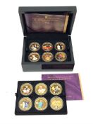 The Bradford Exchange 'The Crowning moments of Queen Elizabeth II collection', a part set comprisin