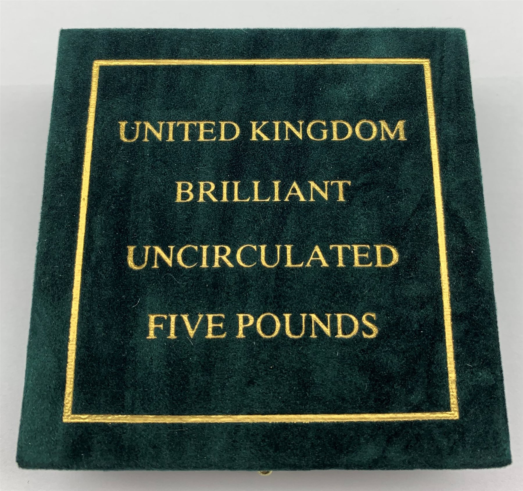 Queen Elizabeth II 1998 brilliant uncirculated gold five pound coin, cased with certificate - Image 3 of 3