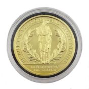 Queen Elizabeth II 2017 gold double crown 'The WWI Centenary - Lone Soldier Gold Coin', 10 grams of