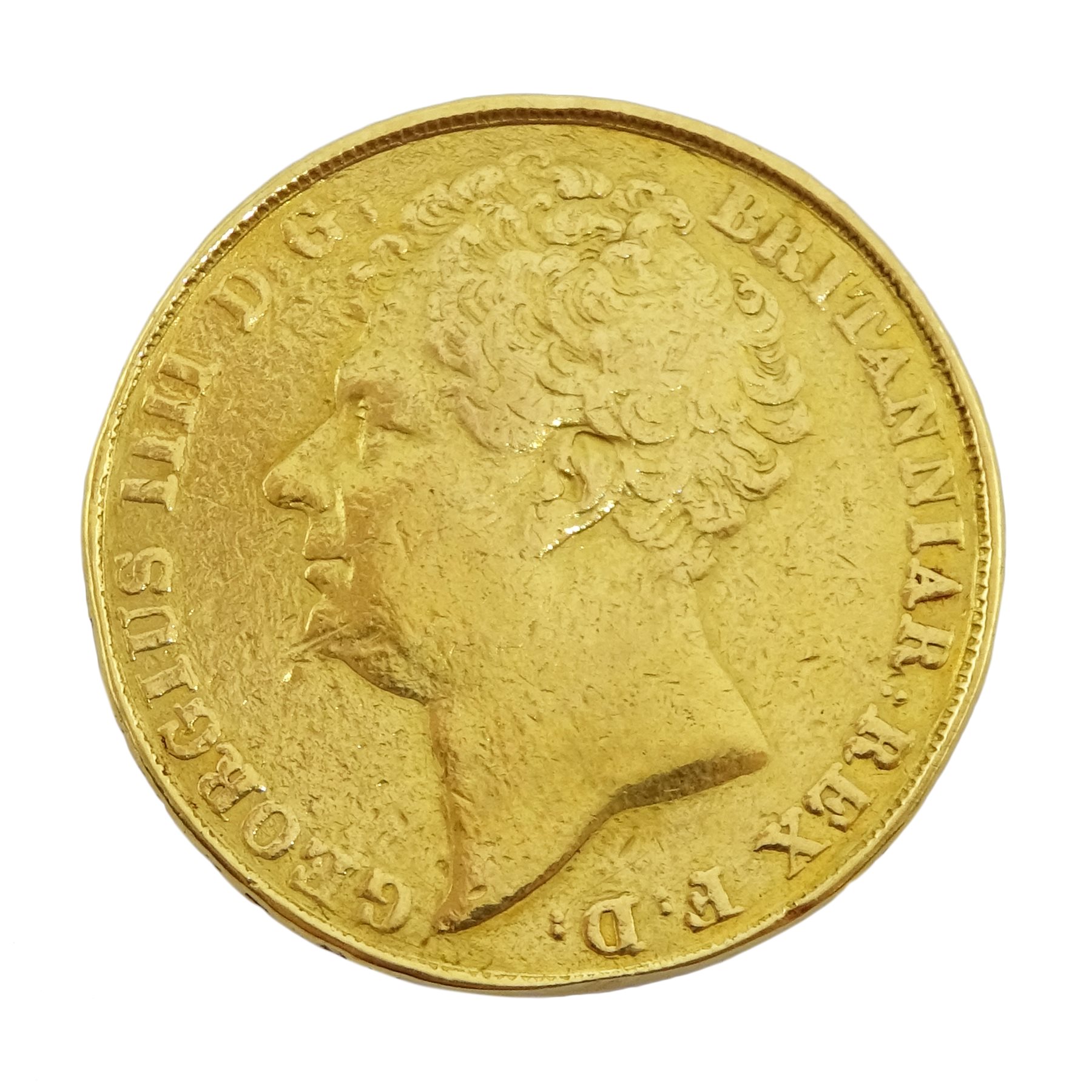 King George IV 1823 gold double sovereign - Image 2 of 2