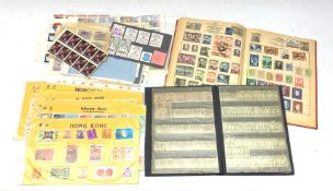 A stockbook album containing 20th century Australian stamps, a Blue Riband album containing world st