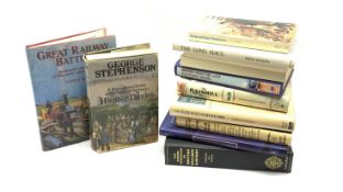 Hardback Railway books including The Oxford Companion to British Railway History, etc (12)