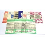 1950s Scottish Football programmes - Hibernan (4), Heart of Midlothian (2), Rangers, Dundee, Falkir