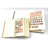 Two albums of world stamps, comprising The Cardinal Stamp Album, together with a further larger albu