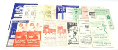 1950s Football programmes - non-league clubs and clubs no longer in the league etc including Alders