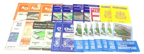 1950s Football programmes - Arsenal (3), Everton (4), Birmingham (7), Chelsea (3), Manchester City