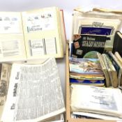 Collection of mostly Great British stamps including FDCs, used pre-decimal stamps etc, tea cards in