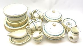 Wedgwood Appledore tea and dinner wares, comprising eight dinner plates, nine dessert plates, nine