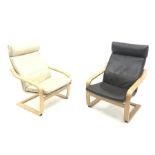 Pair Ikea Poang chairs