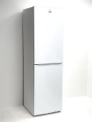 BEKO fridge freezer, model no. CCFM1582W, W55cm