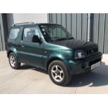 2001 Suzuki Jimny 1.3 JLX 3dr. Petrol, Manual, 4 Wheel Drive. Only 66571 miles, 4 seats. From a loca