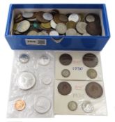 Coins including Canada 1867-1967 Centenary six coin set, Great British pre-decimal coinage and vario