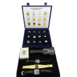 The Official Elvis Presley ring collection by Westminster, two Elvis Presley wristwatches and one ot