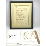 After John Lennon (British 1940-1980): 'Little Flower Princess' hand written song lyrics, limited ed