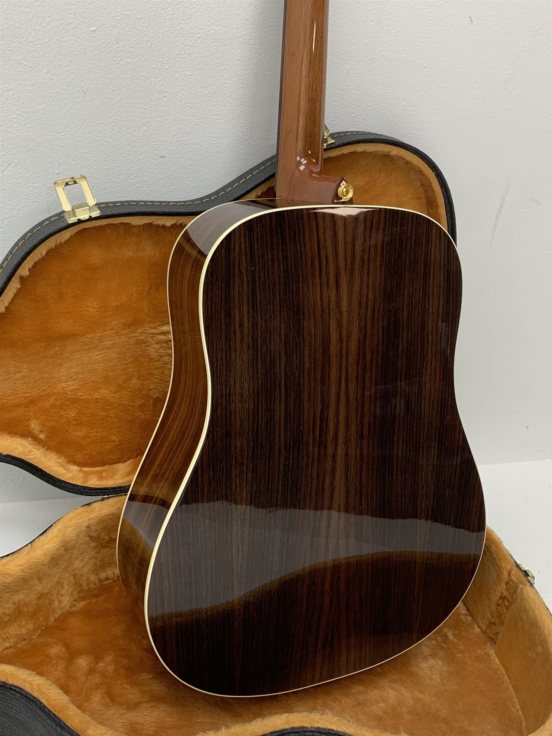 Ayers DSRL acoustic guitar designed by Gerard Gilet, rosewood back and sides and a spruce top rosewo - Image 6 of 7