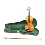 Artia Excelsior for Boosey & Hawkes violin for completion with 35.5cm two-piece maple back and ribs