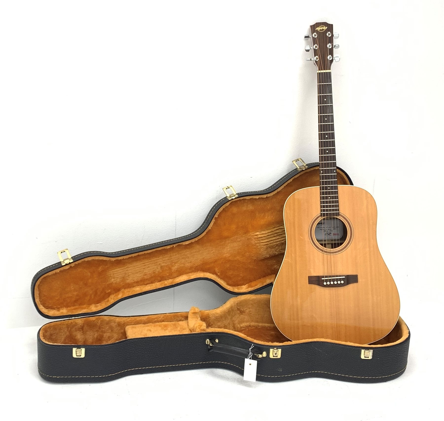 Ayers DSRL acoustic guitar designed by Gerard Gilet, rosewood back and sides and a spruce top rosewo