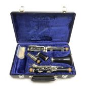 Unmarked five-piece clarinet, serial no.284750, in Buffet Crampon Paris fitted hard carrying case