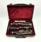 Blessing four-piece clarinet, serial no.C679, in fitted hard carrying case