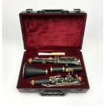 Blessing four-piece clarinet, serial no.C679, in fitted hard carrying case