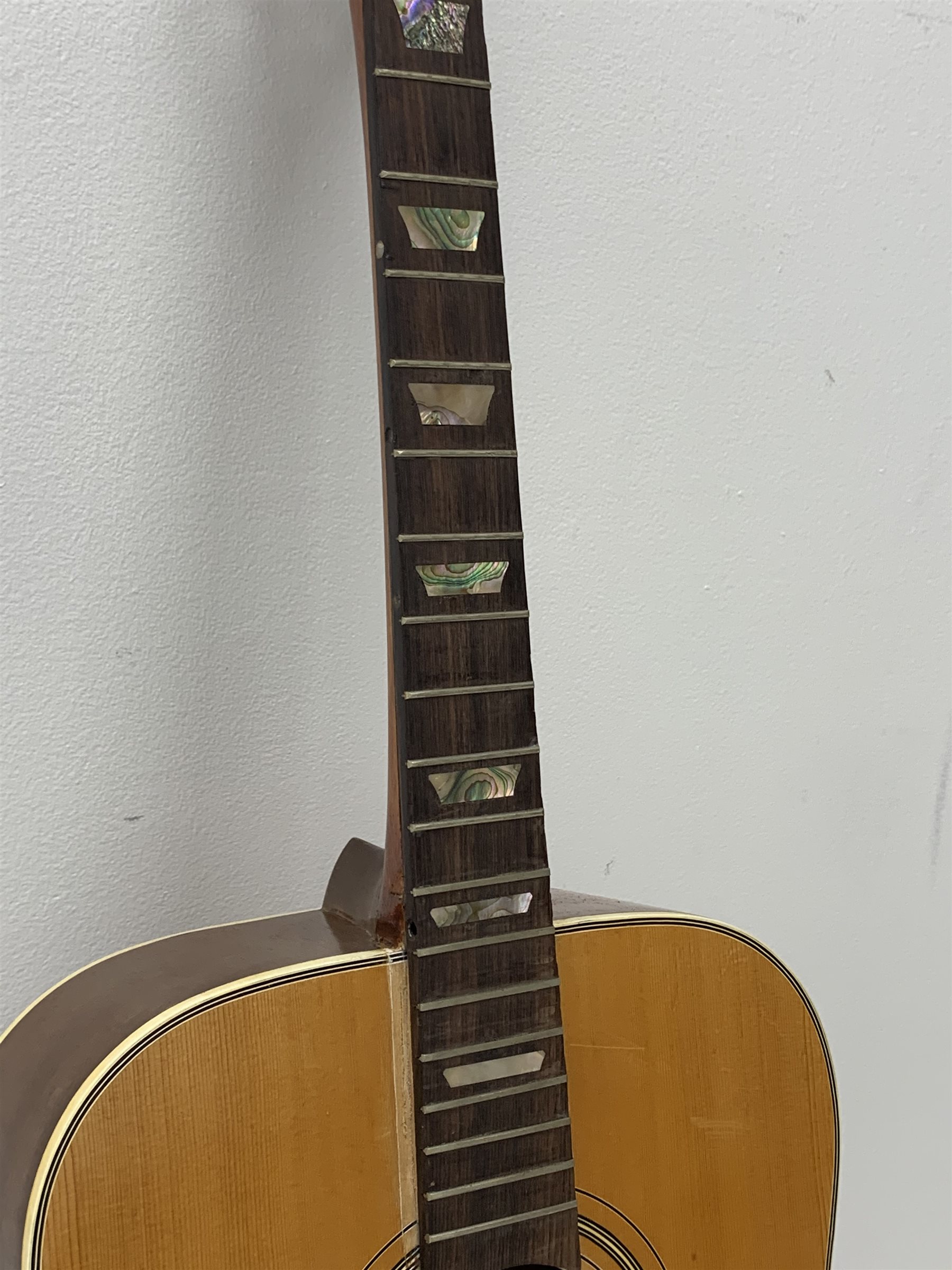 Harmony acoustic guitar - Image 3 of 8