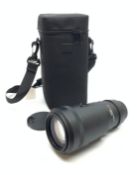 Sigma for Nikon camera lens, 'SIGMA 70-200mm 1:2.8 APO DG HSM', housed in a carry case