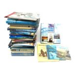 Box of maritime interest books, to include Sea Painter: Life of JR Bagshawe, Arthur Credland, books