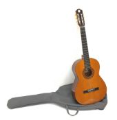 Admira Spain Virtuoso acoustic guitar , bears label, 101cm overall, in soft carrying case; together