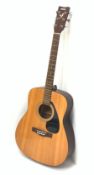 Yamaha model F-310 acoustic guitar with mahogany back and ribs and spruce top, serial no.OKX164175,