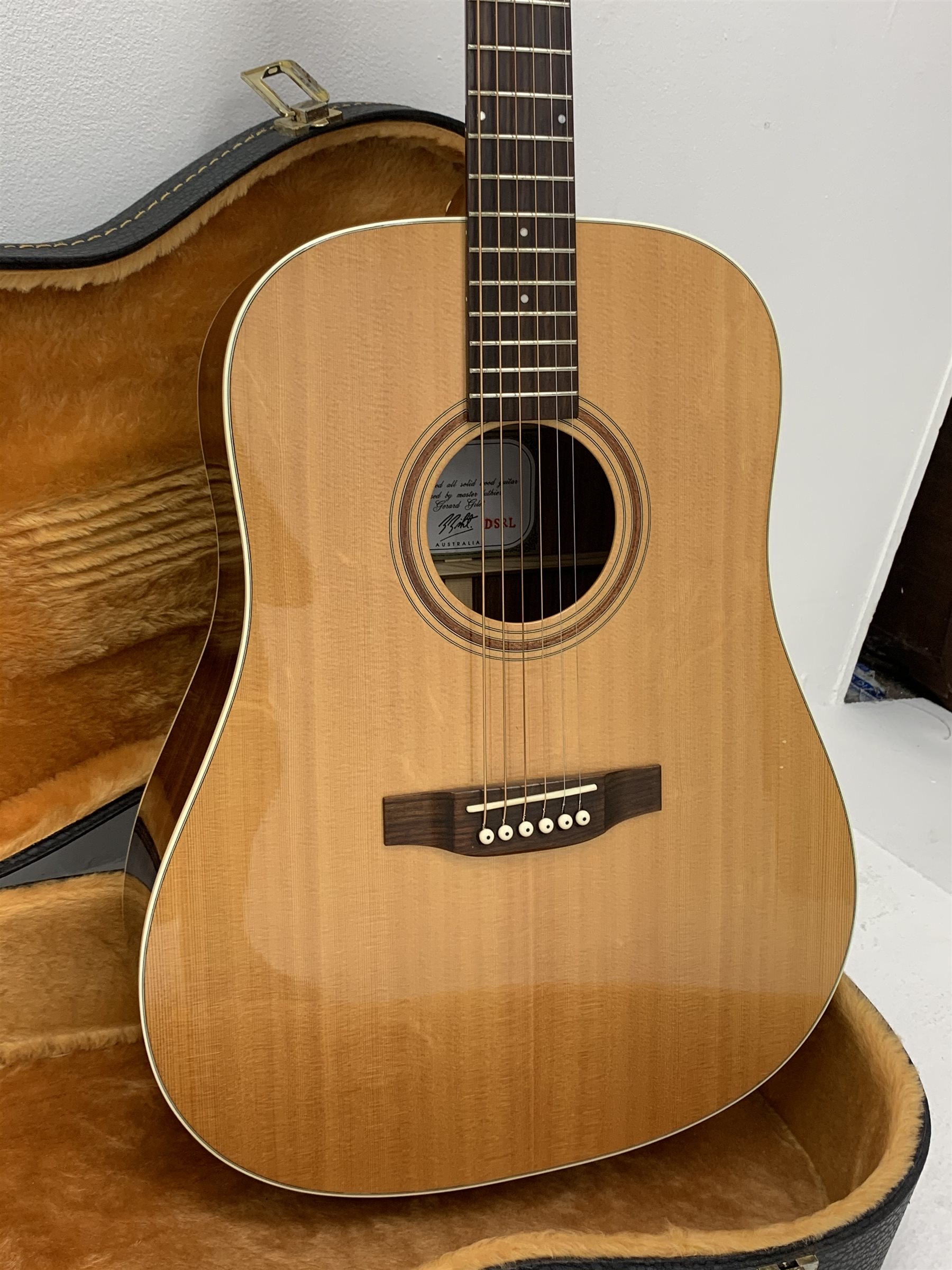 Ayers DSRL acoustic guitar designed by Gerard Gilet, rosewood back and sides and a spruce top rosewo - Image 3 of 7