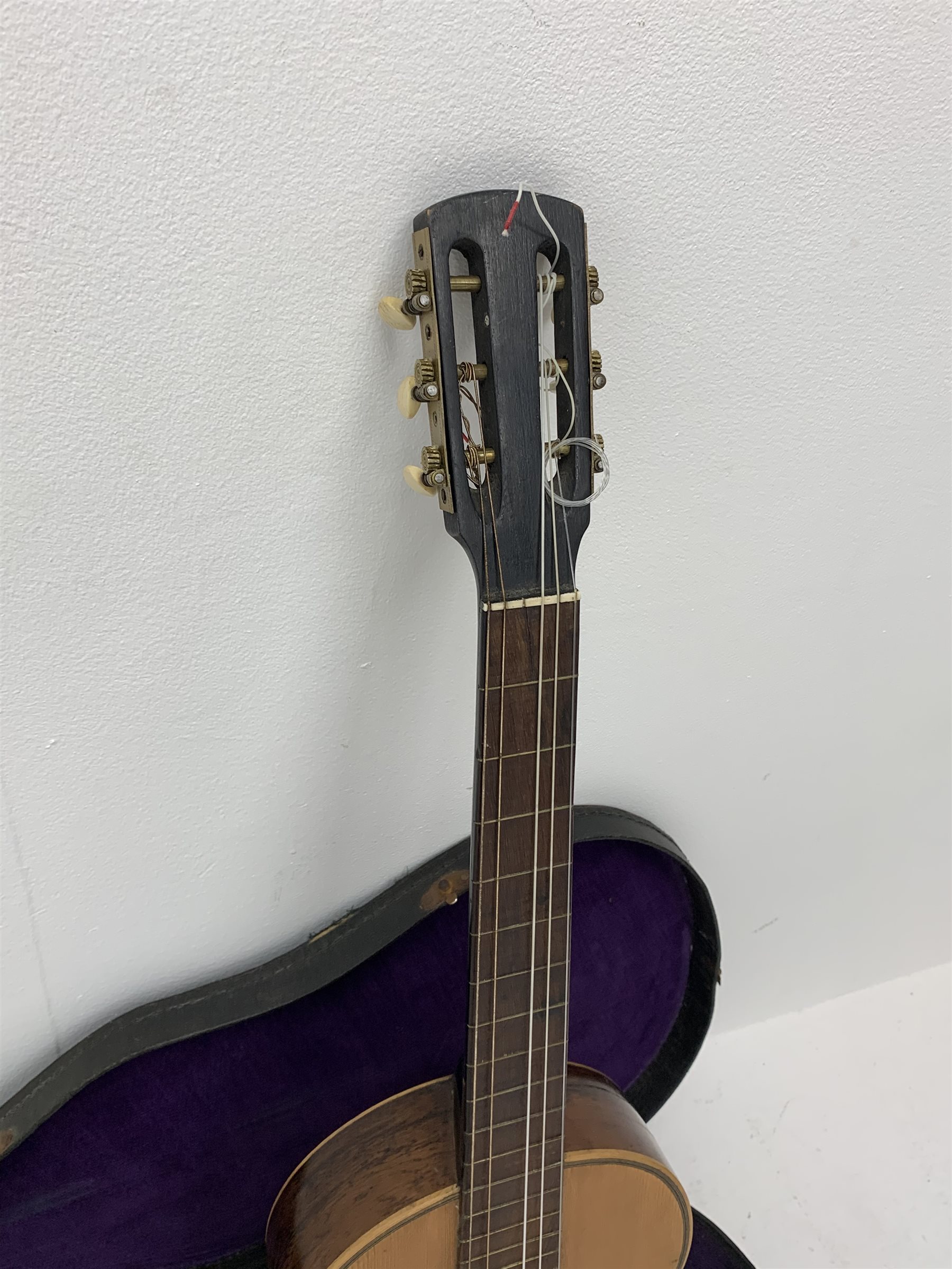 Pietro Tonelli Napoli acoustic guitar in carrying case - Image 2 of 7