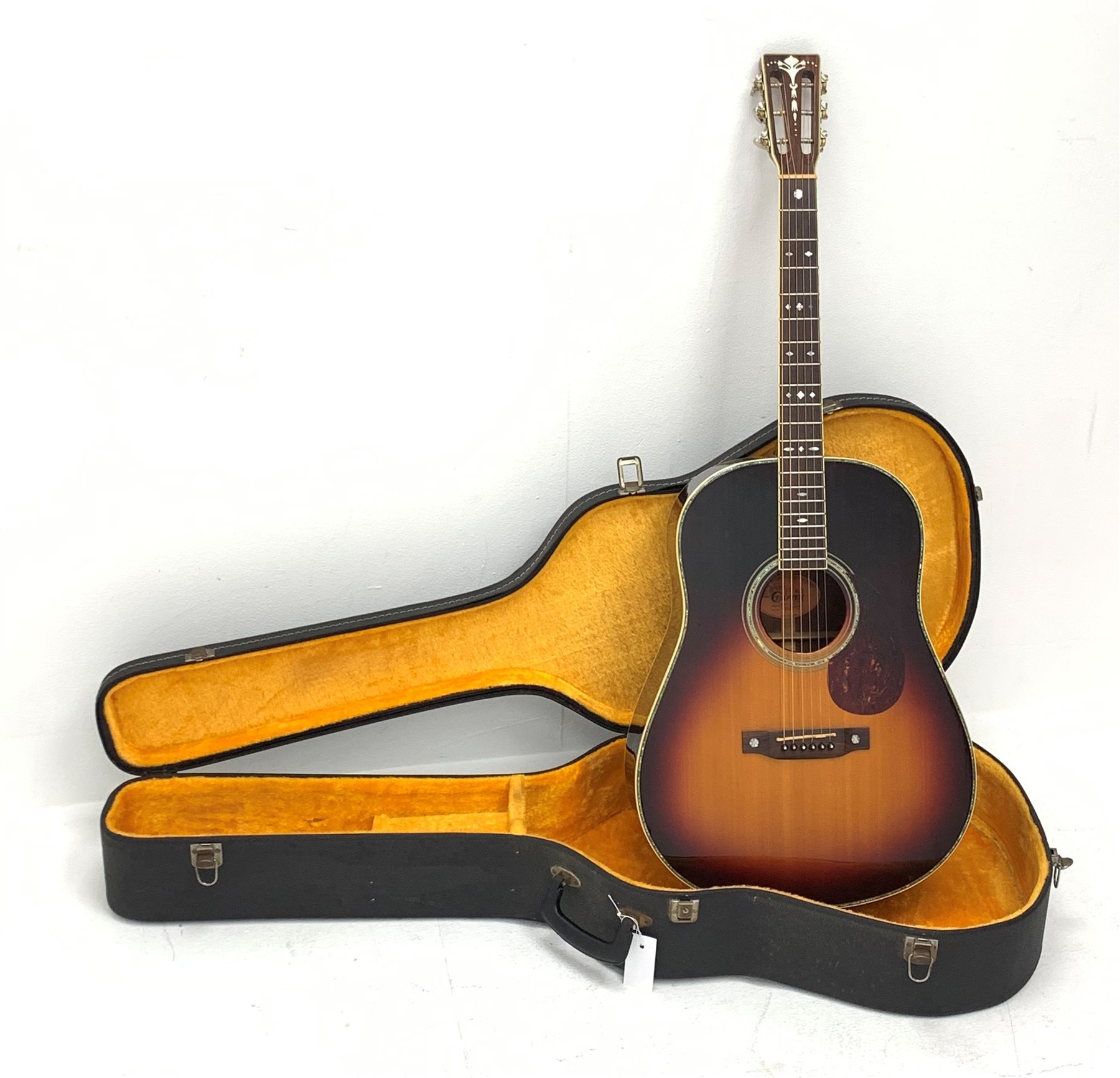 Crafter TR060 VLS-V Southern Jumbo acoustic guitar, violet sunburst gloss, rosewood back and sides,