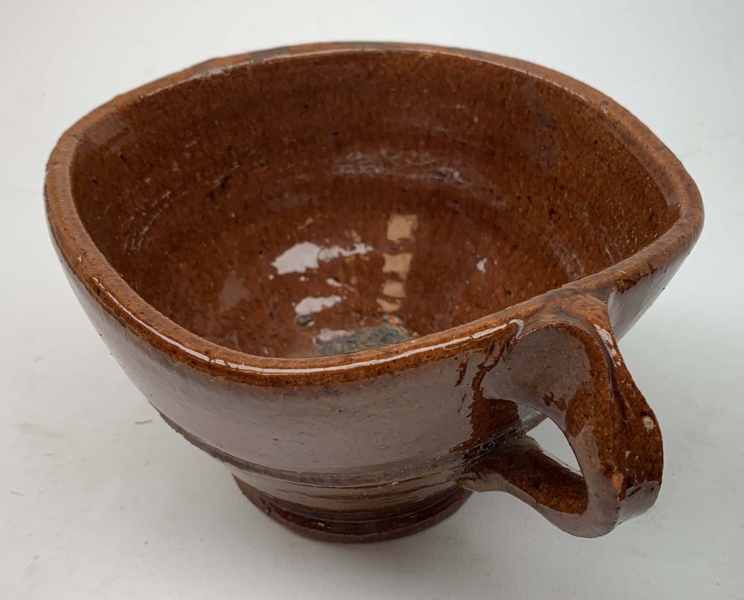 A 19th century mahogany tea caddy, of sarcophagus form and raised upon four compressed bun feet, the - Image 2 of 5