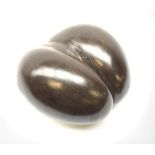 A Coco De Mer (Lodoicea Maldivica) nut shell, approximately L28.5cm, W27cm.