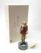 A limited edition Royal Doulton figurine, William Shakespeare HN5129, 218/350, with box and certific